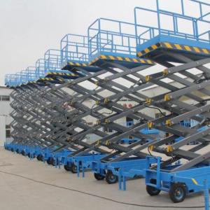 China Working Platform Mobile Construction Scissor Lift For Material Handling factory