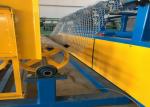 Garden Chain Link Fence Making Machine , Adjustable Speed Wire Mesh Weaving