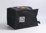 Medium Size Non Woven Tote Bag Food Grade Supermarket Application Black Color