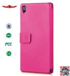 100% Perfect Fit Brand New Import PU Book Wallet Leather Cover Case For Sony
