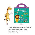 Removable Toddler Sticker Books Educational Learning Toys Children Sticker Book