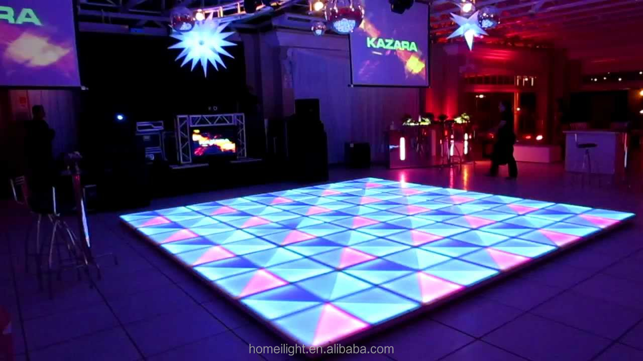 Portable DMX512 RGB LED Dance Floor for Stage Decoration 100000 Hour Working Lifetime