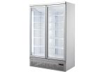 Bottom Mount Air Cooling 1260L Double Glass Door Refrigerator