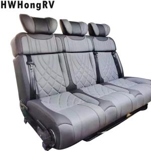 China HWHongRV Luxury Bed Motorhomes three people bed Seat For Vip Van for RV MPV Motorhome Campervan Caravan Car Trailer factory