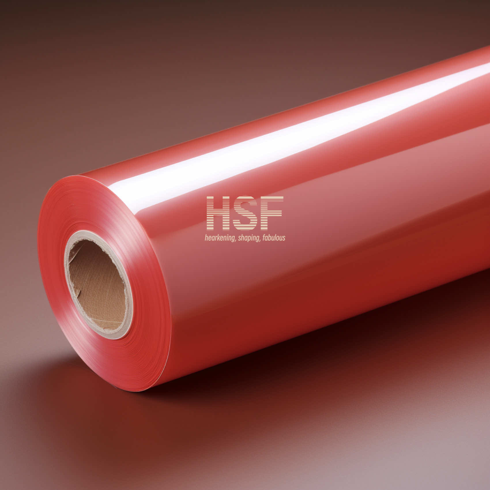 Opaque Red 60uM Polyethylene Film Roll Used To Vapor Barrier Coatings