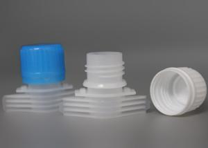China Injection Molding PE Plastic Spout Caps In Size 16mm For Liquor Bag factory