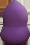 Hydrophilic Non Latex Powder Puff Cosmetic Brush Purple Small Gourd