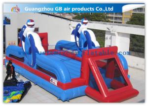 China 12m Inflatable Sports Games Inflatable Football Pitch Soccer Field With Air Mat factory