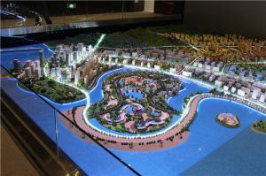 China 3d physical scale model for city planning , large scale exhibition hall model factory