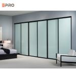 Automatic Noiseless Magnetic Levitation Wooden Sliding Door Frameless Aluminum
