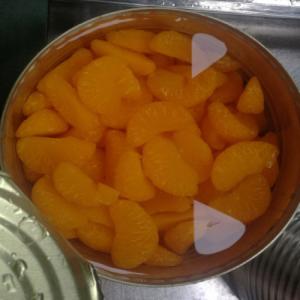 China 3000g A10 Canned Mandarin Oranges For Catering factory