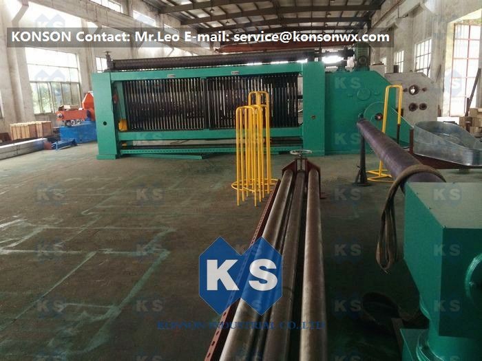 China High Efficiency Safety Hexagonal Wire Netting Weaving Machine for Galfan Gabion Boxes factory