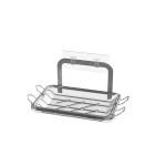 Stainless Steel Shower Caddy Wall Mounted Iron Wire Rack for Bathroom Organizati