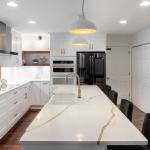 Shaker Modular Solid Wood Kitchen Cabinet Complete Modern White
