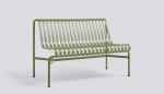 Steel Frame Garden Bench and Lounge Chair Set for AJUNION Minimalist Outdoor