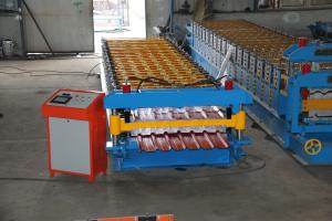 China Steel Sheet Roll Forming Machine PPGI GI IBR Trapezoid , Roof Sheet Rolling Machines factory