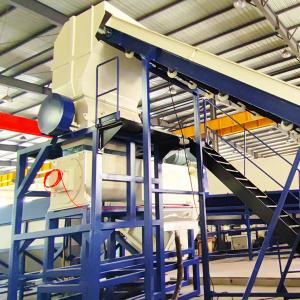 China 500kg/H-1200kg/H HDPE Washing Line Plastic Bottle Crusher Machine For PP PE Films factory