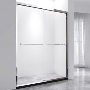 China Hidden Wheel Stainless Steel Profile Shower Room Shower Sliding Door Frame factory