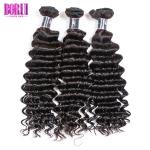 Deep Wave Indian Human Hair Extensions Cuticle Aligned With Lace Extension