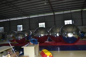 China Giant Glossy PVC Inflatable Advertising Balloons , Customized Mirror Balloons factory