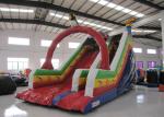 Inflatable Rutsche Kids Blow Up Water Slide , Colourful Water Bounce House