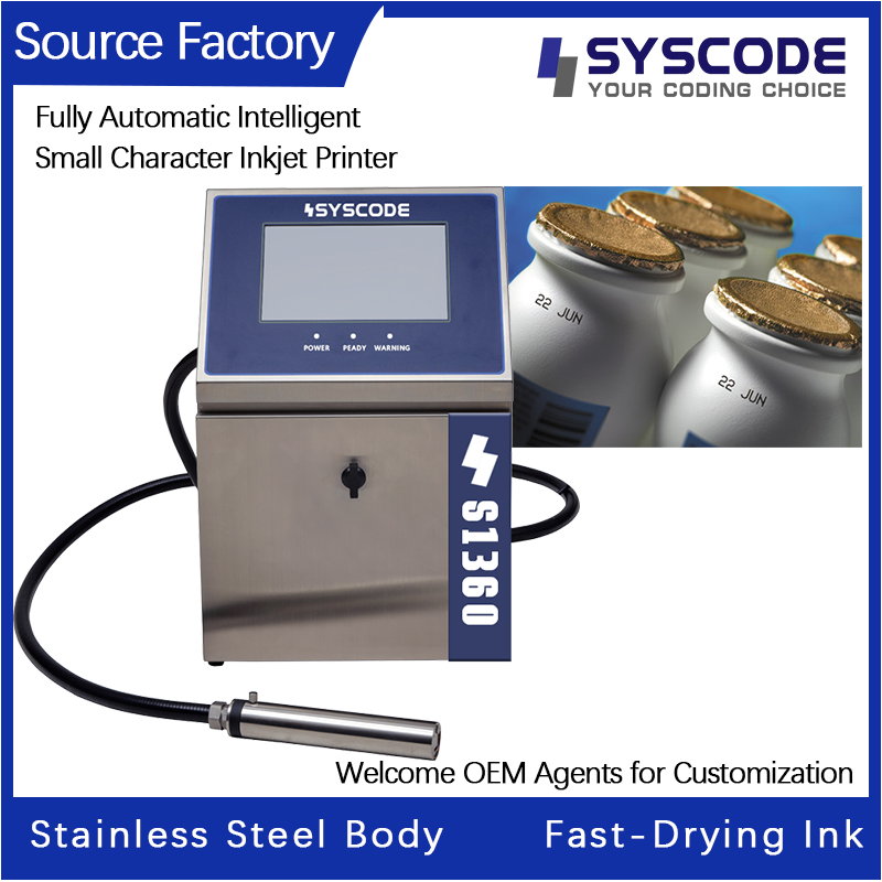 China Industrial-Grade Precision Coding Solution. Features IP55/IP66 stainless steel housing, 50-micron nozzle, and 4-line printing at 345 m/min speed. factory