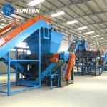 Tire Shredder Product Line Rubber Recycling Plant Tire Crushing Machine