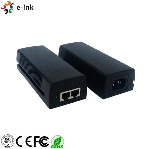 China 56VDC 35W PoE Injector Adapter 10 100 1000M Fully IEEE802.3af At Compliant factory