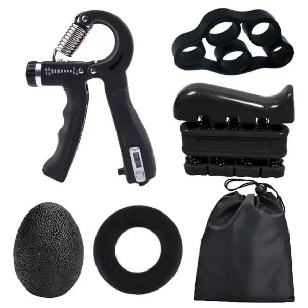 Hand Finger Strengthener Gym Strength Training Metal Grips Kit Finger Exercise