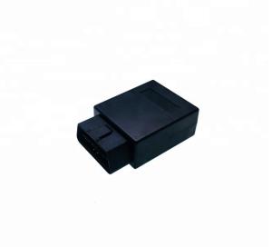 China OBD2 OBDII Enclosure with 16 Pin J1962 OBD2 Male Connector Straight Pins factory