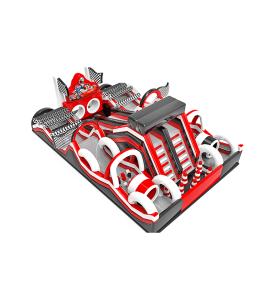 China Customized IP Colorful Children Fun Park Inflatable Slide Bouncy factory