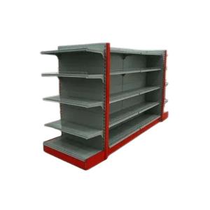 China Factory Custom Size Color Mild Steel Grey Gondola Shelving Gondolas Supermercado factory
