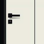 38dB Soundproof 50mm Melamine MDF Wood Interior Door With Frame