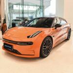 Zeekr 001 YOU Car Awd 4wd 4 Wheel Pure Electric Car 2023 Year Aurora Orange Z