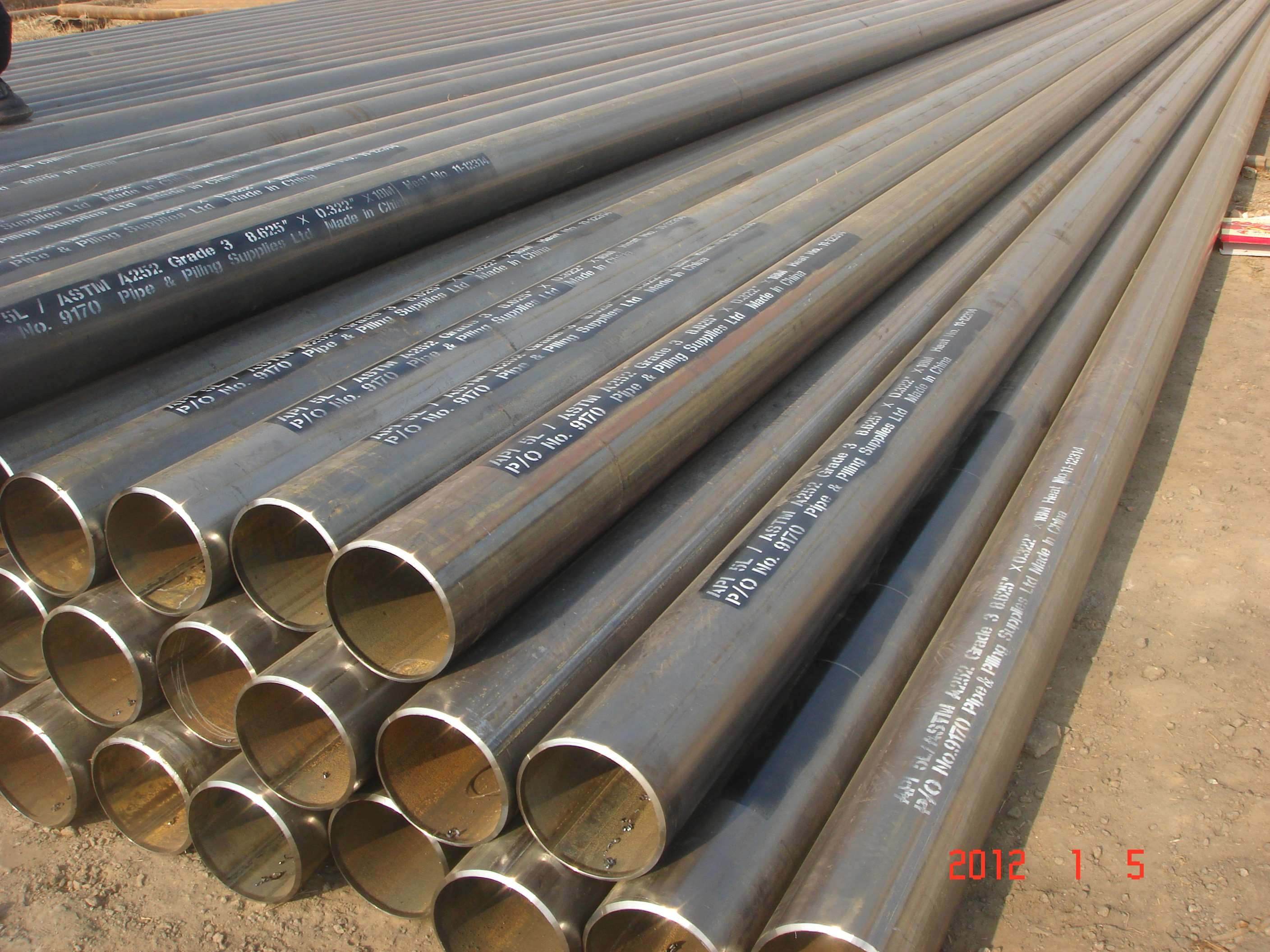 Ce Marked En 10219 Low Pressure Lsaw Steel Pipe