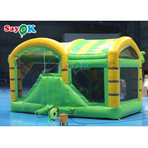 Lion Inflatable Bounce House With Dry Slide Inflatable Castle Bouncer