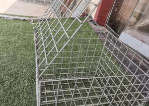 China 50 X 50mm Hole Size Welded Gabion Mesh Galfan Coated For Retaining Wall factory