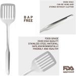 Odorproof Stainless Steel Kitchen Utensil Sets , Heat Resistant Utensil Set