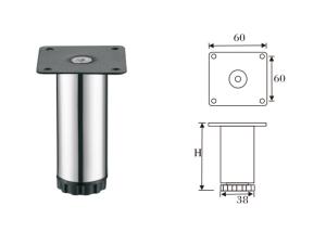 China Popular Decorative Metal Furniture Legs Different Color Surface Treatment factory
