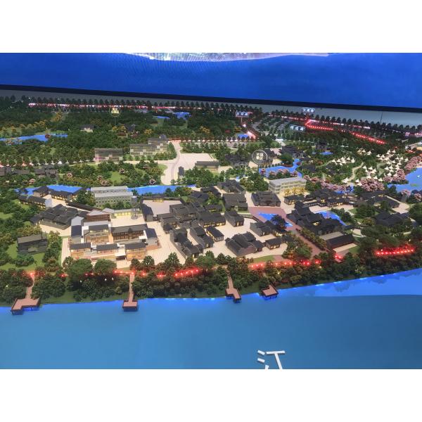 China 1:150 Traditional Chinese Ancient Town Model Architectural Customized factory