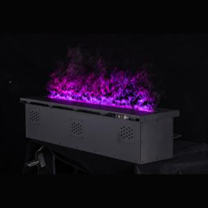 China Purple Fire 60inch Vapor Electric Fireplace Stainless Inner Core 8.2L Tank factory