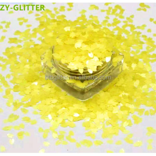 Ready to Ship Customizable Glitter Leaf Christmas Decorations and Garland Diy OEM Function Slow Flashing