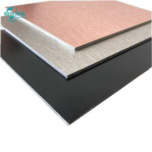 China Brushed Aluminum Composite Panel 1220mm X 2440mm In Various ISO9001 Certified factory