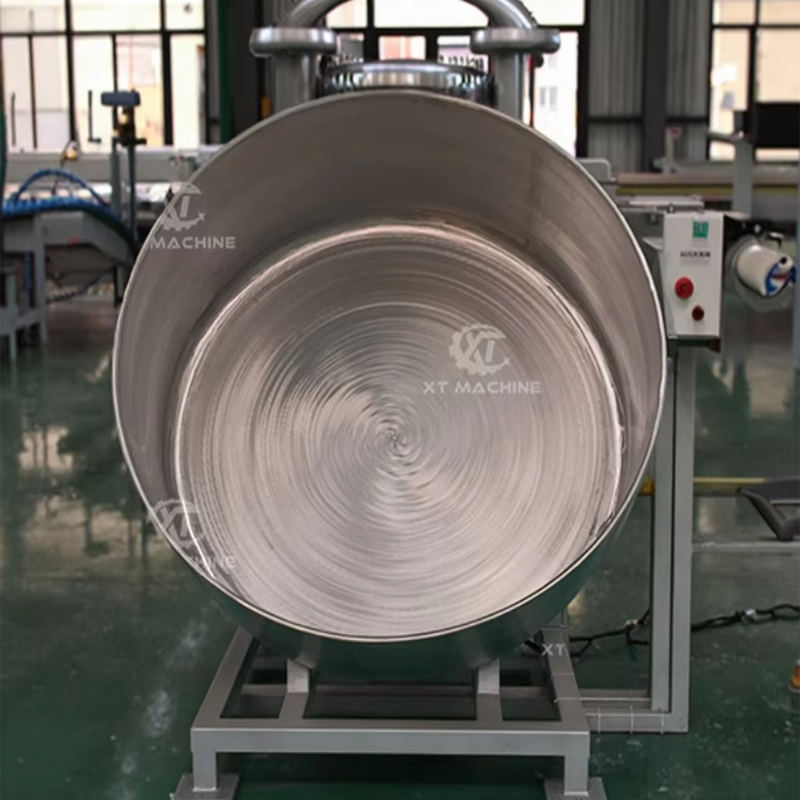 Food Grade Electricity Heating Automatic Peanut Batch Coating Machine