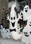 Outdoor Metal Halloween Ornaments Garden Statues Lifelike Ghost Plug In