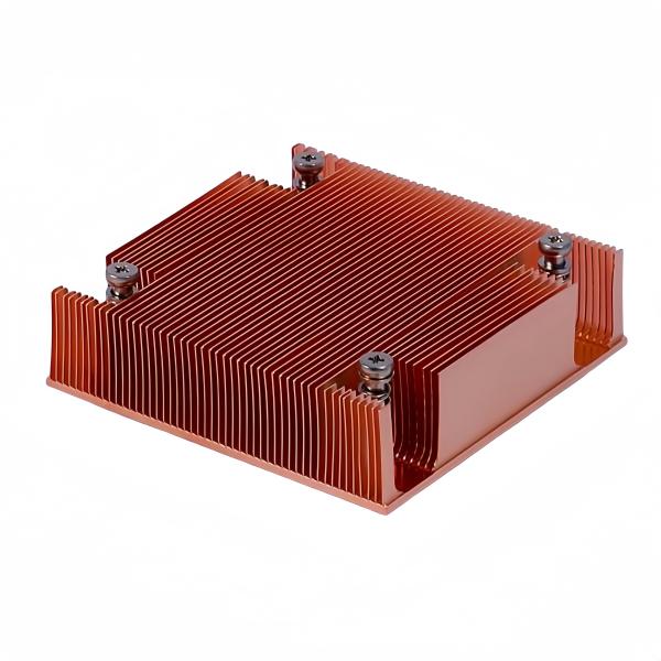 China Anodized Aluminum Alloy Heat Sink Customized CNC Heat Dissipators factory