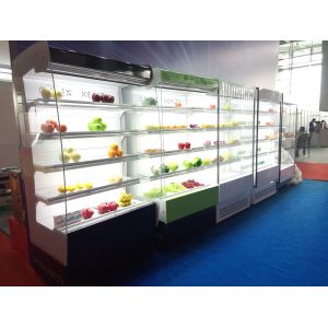 Slimline Multideck Open Chiller For Busy Retail Settings / Fruit And Veg Display