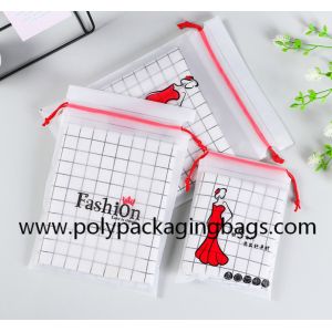 20mic Frosted EVA Plastic Drawstring Bags For Daily Necessities