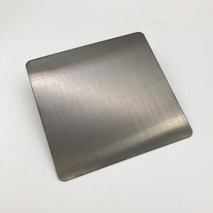 China Mill Edge Brushed Stainless Steel Sheet 0.7 Mm Grand Metal For Hotel Restaurant factory