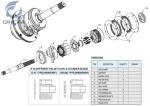 DNB08 DNB50 DNB60 Hydraulic Swing Motor Repair Kit Spare Parts